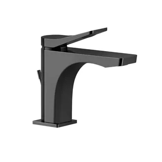 Смеситель для раковины, Gessi, Rilievo, цвет-Black Metal PVD