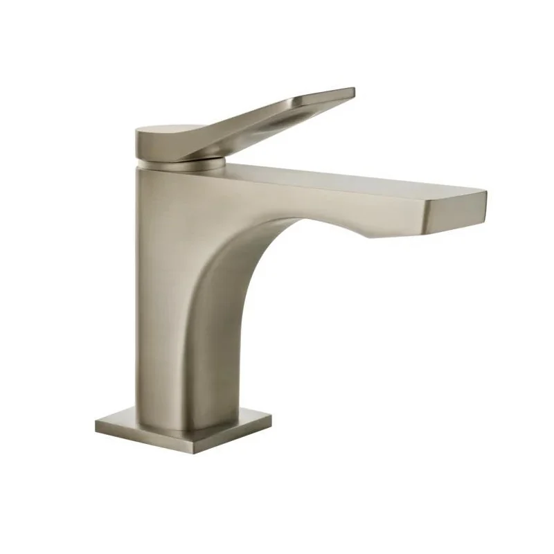 Смеситель для раковины, Gessi, Rilievo, цвет-Finox Brushed Nickel