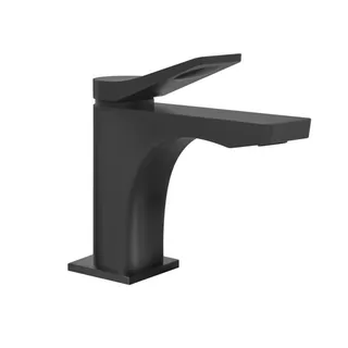 Смеситель для раковины, Gessi, Rilievo, цвет-черный матовый — иконка