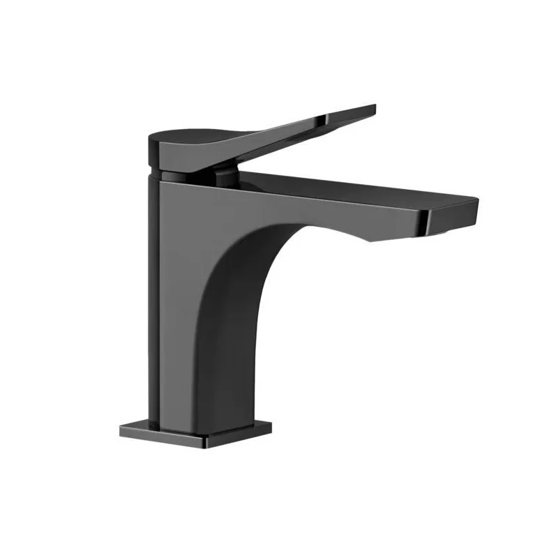 Смеситель для раковины, Gessi, Rilievo, цвет-Black Metal PVD