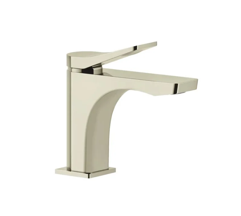 Смеситель для раковины, Gessi, Rilievo, цвет-Nickel PVD