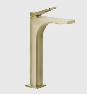 Смеситель для раковины, Gessi, Rilievo, цвет-Brushed Brass PVD