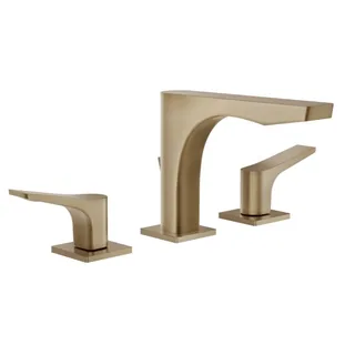 Смеситель для раковины, Gessi, Rilievo, цвет-Warm Bronze Brushed PVD