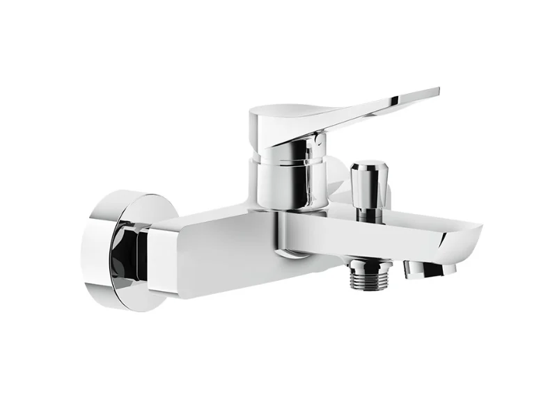 Смеситель для ванны и душа, Gessi, Rilievo, цвет-Copper Brushed PVD
