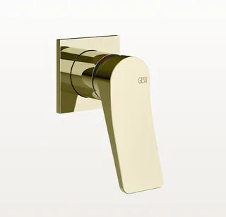 Смеситель для ванны и душа, Gessi, Rilievo, цвет-Brass PVD