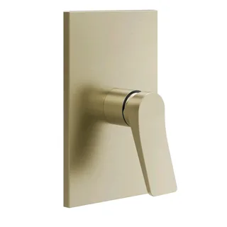 Смеситель для душа, Gessi, Rilievo, на 1 потребитель, цвет-Brushed Brass PVD — иконка