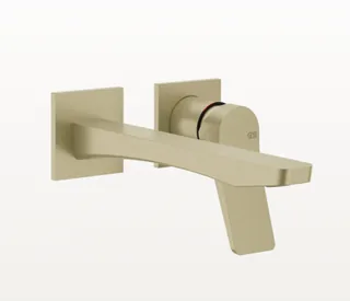 Смеситель для раковины, Gessi, Rilievo, цвет-Brushed Brass PVD — иконка