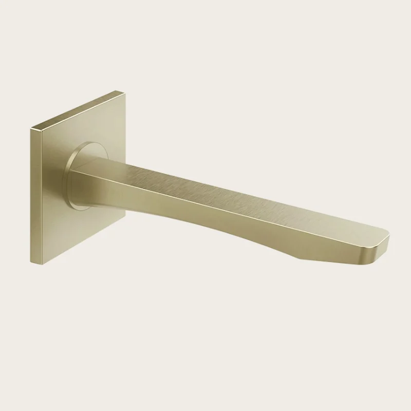 Излив, Gessi, Rilievo, цвет-Brushed Brass PVD