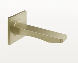 Излив, Gessi, Rilievo, цвет-Brushed Brass PVD