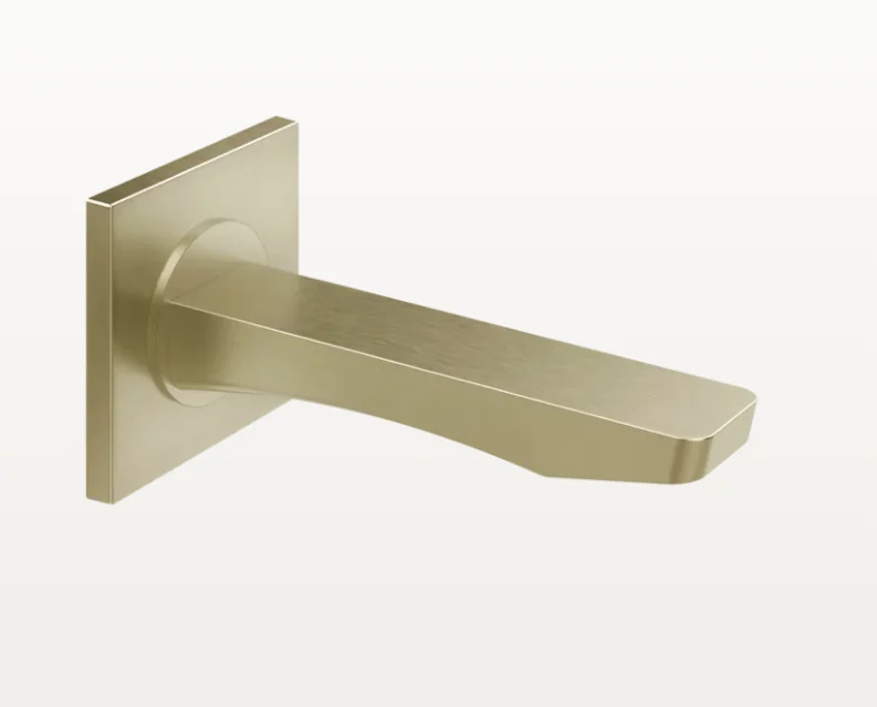 Излив, Gessi, Rilievo, цвет-Brushed Brass PVD