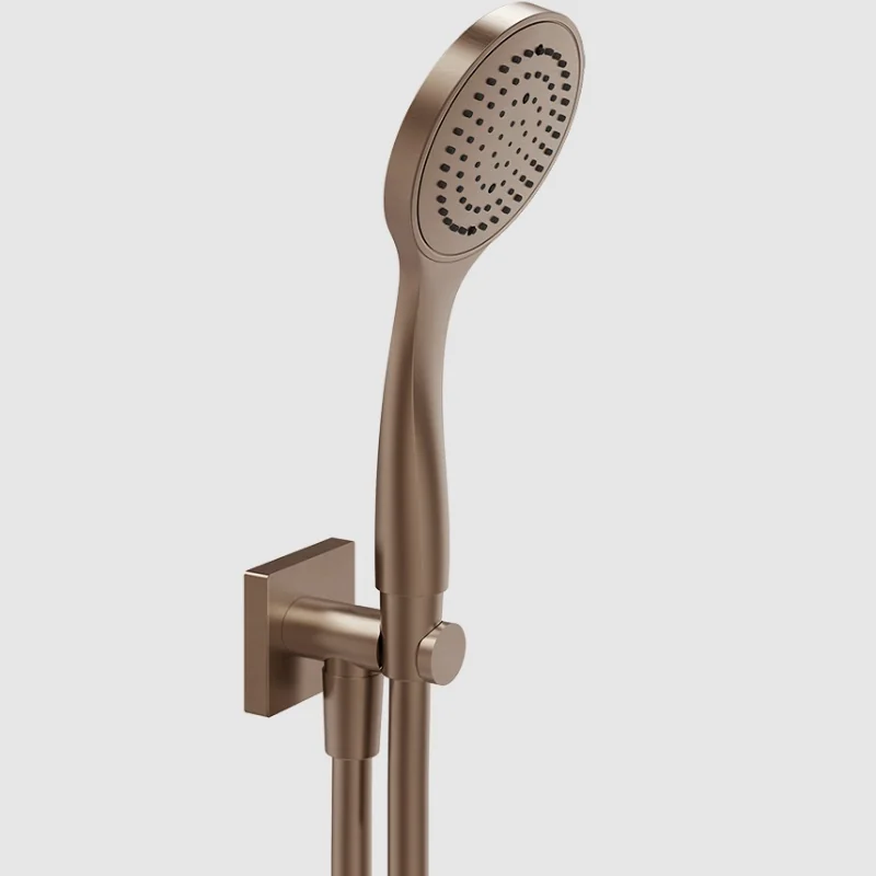 Душевой набор, Gessi, Rilievo, цвет-Copper Brushed PVD