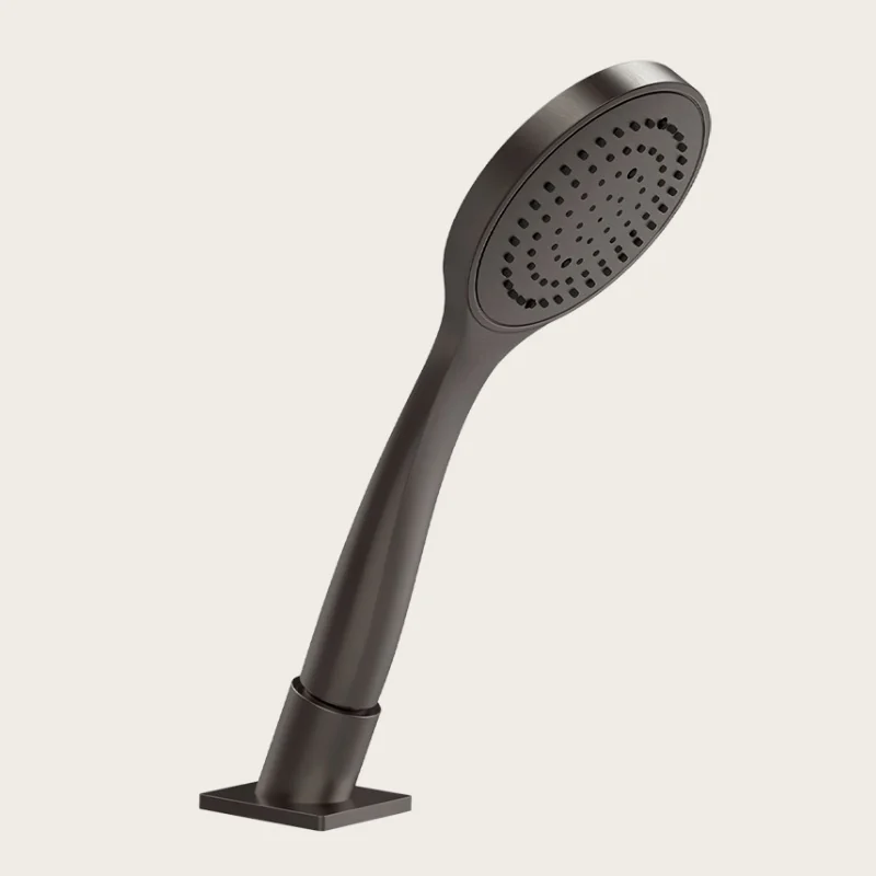 Душевой набор, Gessi, Rilievo, цвет-Black Metal Brushed PVD