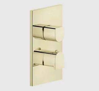 Смеситель для душа, Gessi, Rilievo, на 1 потребитель, цвет-Brass PVD