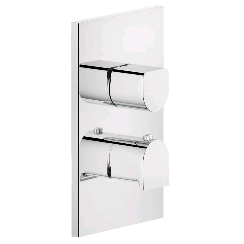 Смеситель для душа, Gessi, Rilievo, на 2 потребителя, цвет-хром