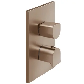 Смеситель для душа, Gessi, Rilievo, на 3 потребителя, цвет-Copper Brushed PVD — иконка