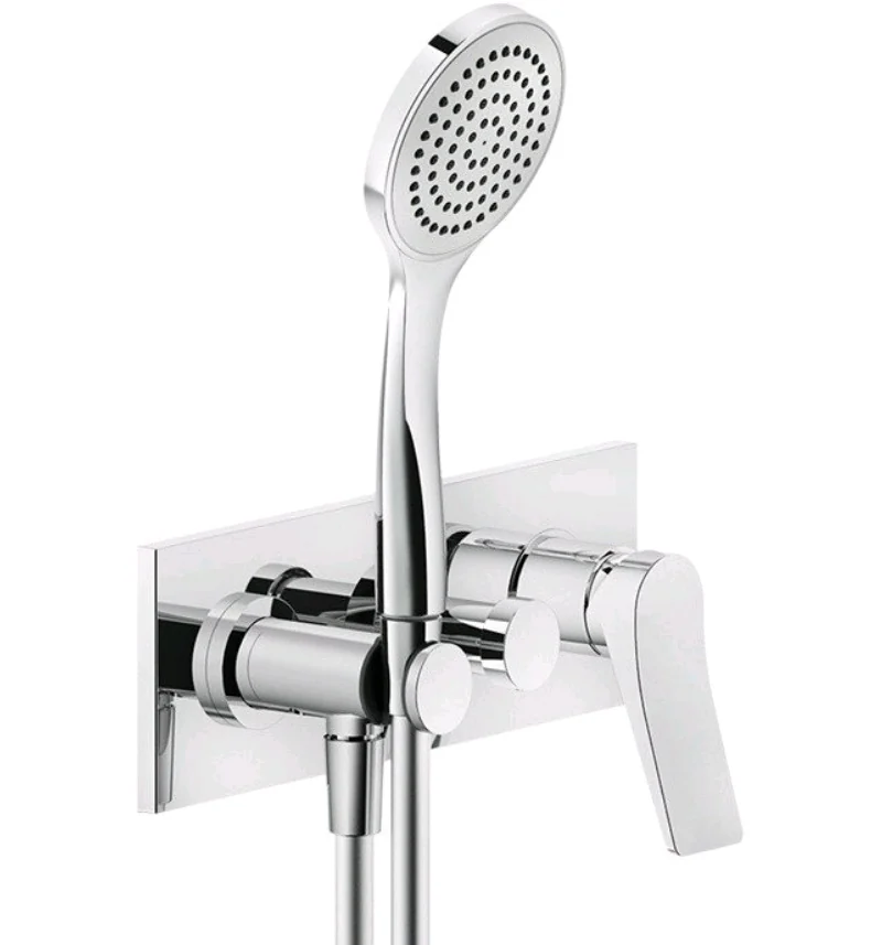 Смеситель для душа, Gessi, Rilievo, на 2 потребителя, цвет-хром