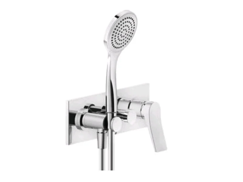 Смеситель для душа, Gessi, Rilievo, цвет-Copper Brushed PVD