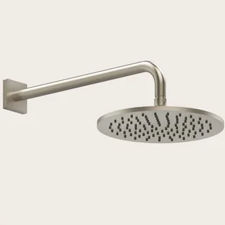 Верхний душ, Gessi, Rilievo, 250*250, цвет-Finox Brushed Nickel