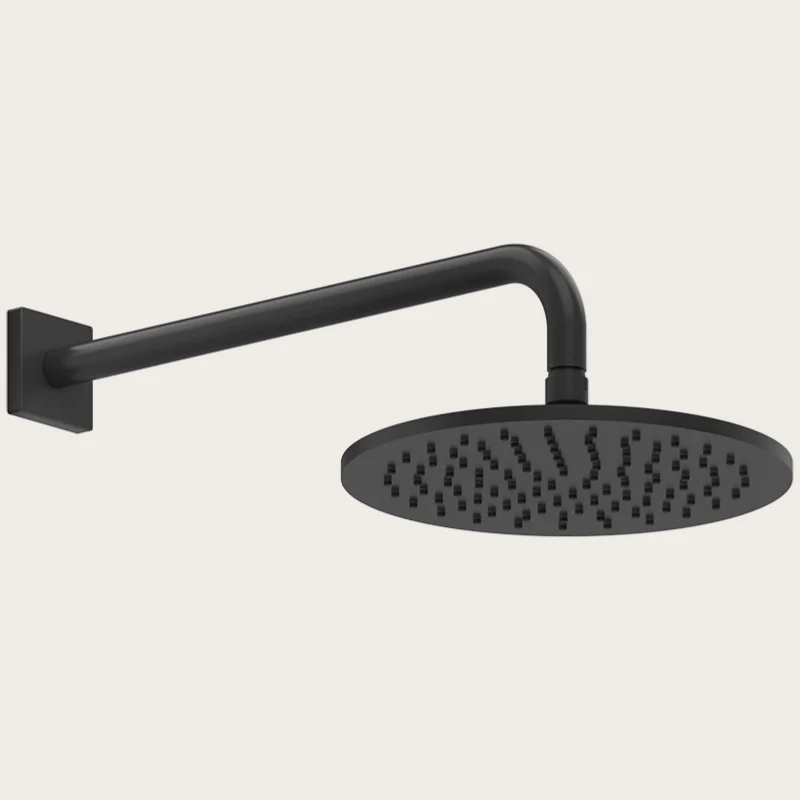Верхний душ, Gessi, Rilievo, 250*250, цвет-черный матовый