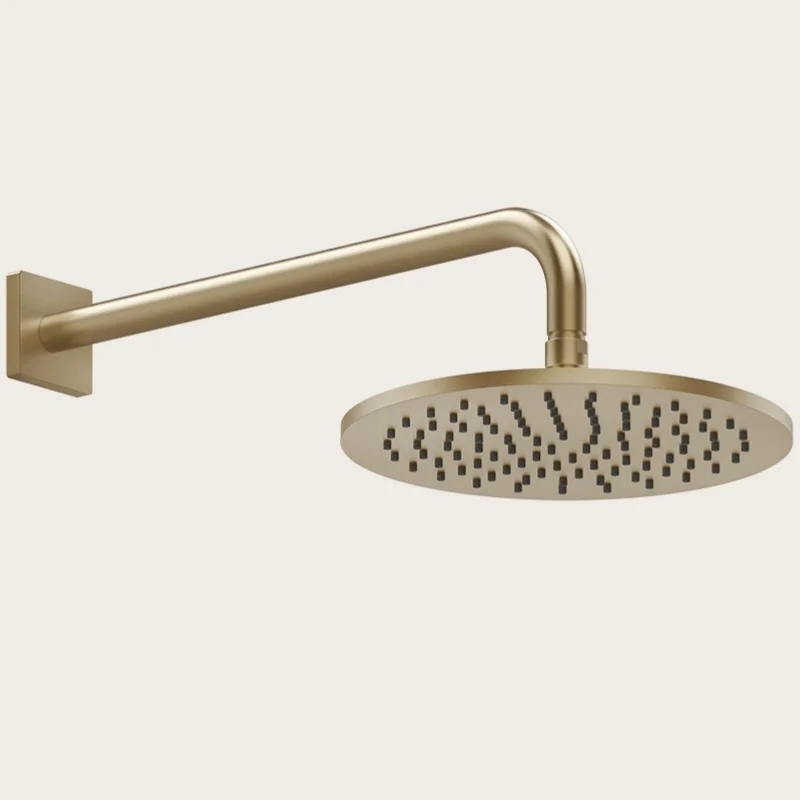 Верхний душ, Gessi, Rilievo, 250*250, цвет-Warm Bronze Brushed PVD