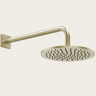 Верхний душ, Gessi, Rilievo, 250*250, цвет-Brushed Brass PVD