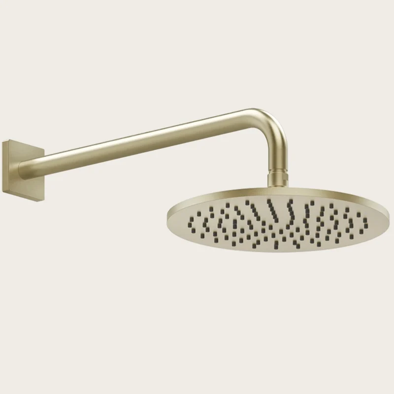 Верхний душ, Gessi, Rilievo, 250*250, цвет-Brushed Brass PVD