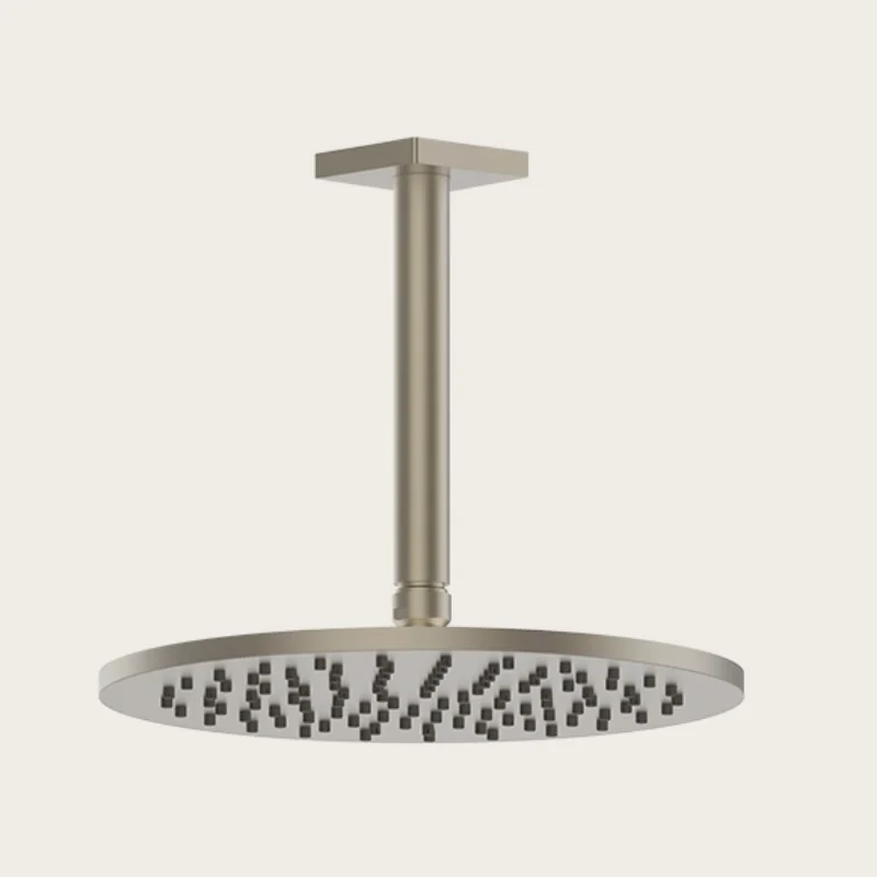 Верхний душ, Gessi, Rilievo, 250*250, цвет-Finox Brushed Nickel