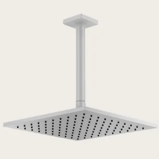 Верхний душ, Gessi, Rilievo, 250*250, цвет-белый матовый