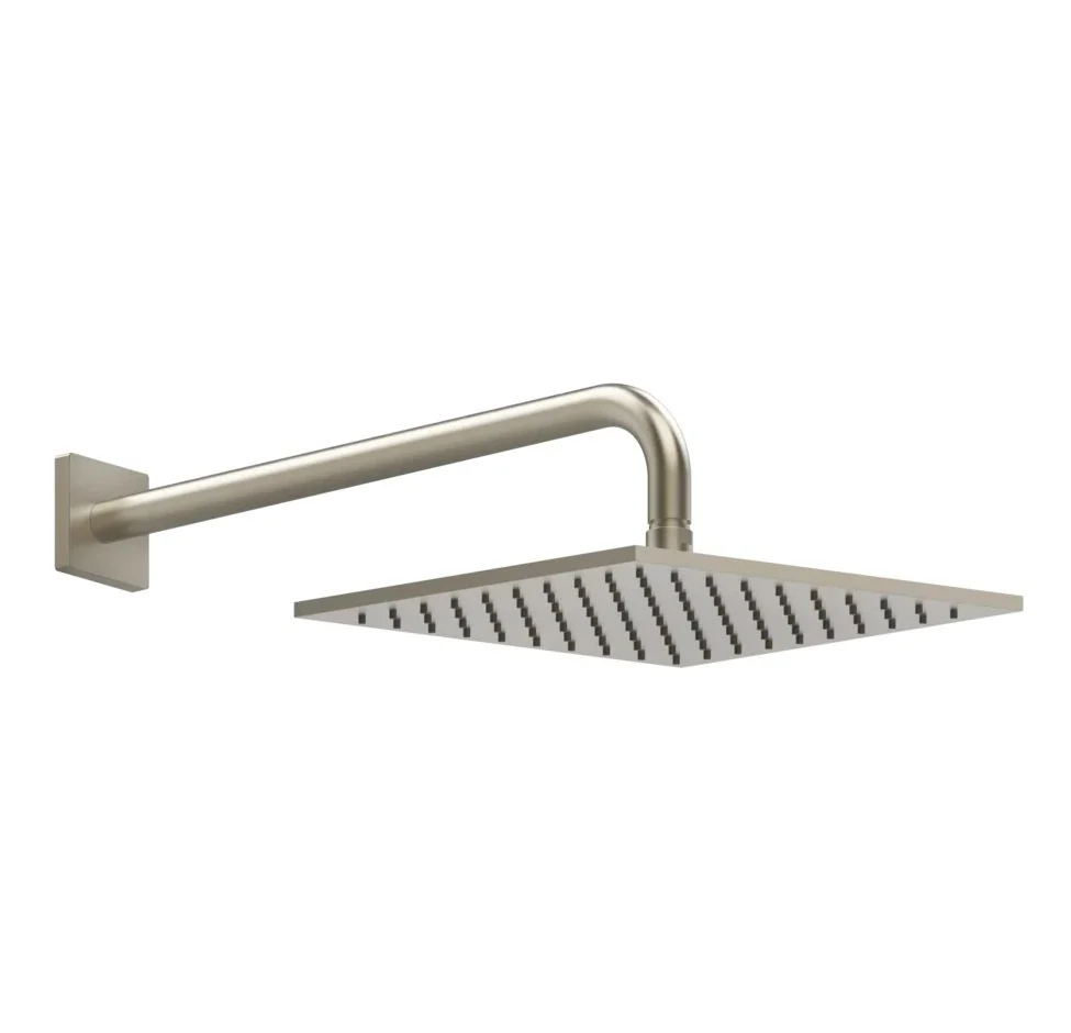 Верхний душ, Gessi, Rilievo, 250*250, цвет-Finox Brushed Nickel