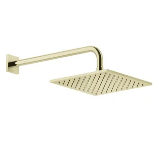 Верхний душ, Gessi, Rilievo, 250*250, цвет-Brass PVD