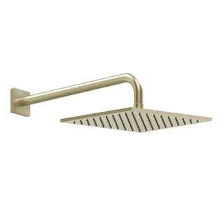 Верхний душ, Gessi, Rilievo, 250*250, цвет-Brushed Brass PVD