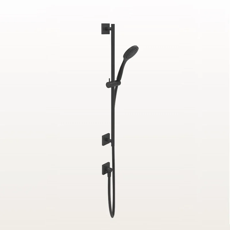Душевой гарнитур, Gessi, Rilievo, 100, цвет-черный матовый