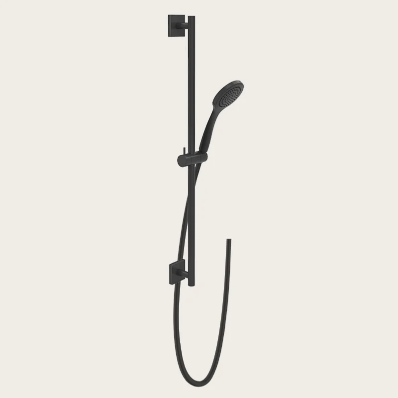 Душевой гарнитур, Gessi, Rilievo, 100, цвет-черный матовый