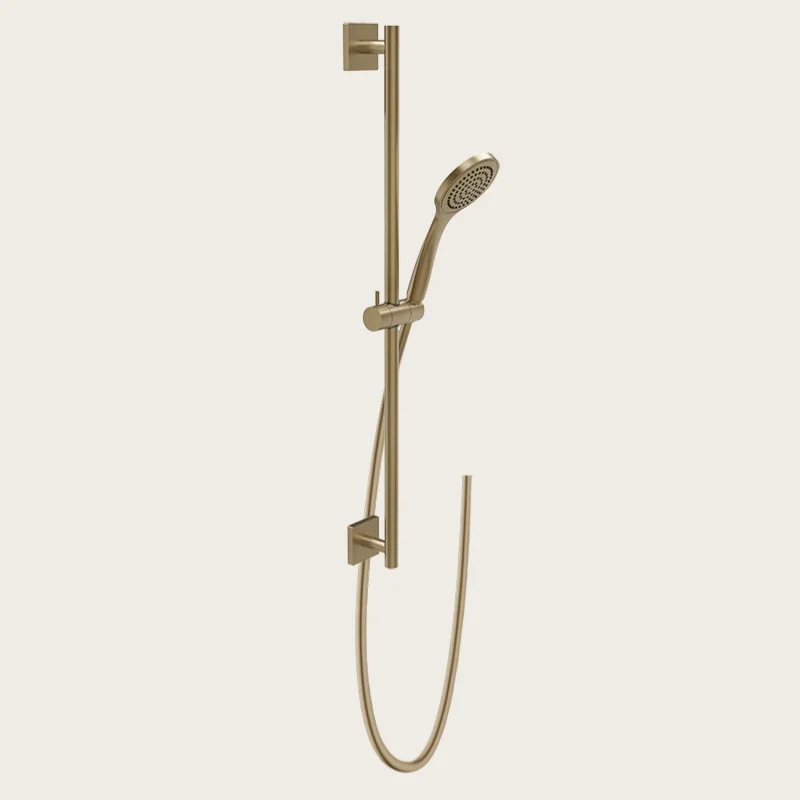 Душевой гарнитур, Gessi, Rilievo, 100, цвет-Warm Bronze Brushed PVD