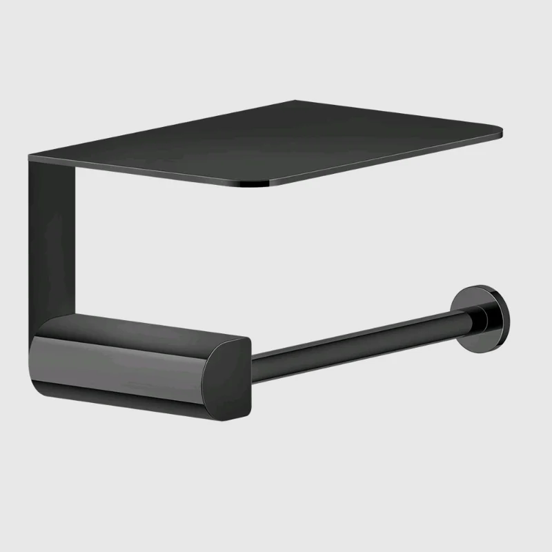 Бумагодержатель, Gessi, Rilievo, шгв 165*100*89, цвет-Black Metal PVD