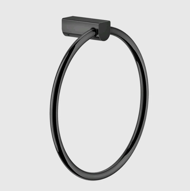Полотенцедержатель, Gessi, Rilievo, шгв 222*67*230, цвет-Black Metal PVD