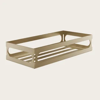 Полка, Gessi, Rilievo, шгв 300*140*60, цвет-Warm Bronze Brushed PVD
