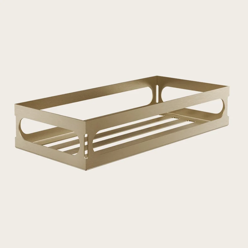 Полка, Gessi, Rilievo, шгв 300*140*60, цвет-Warm Bronze Brushed PVD