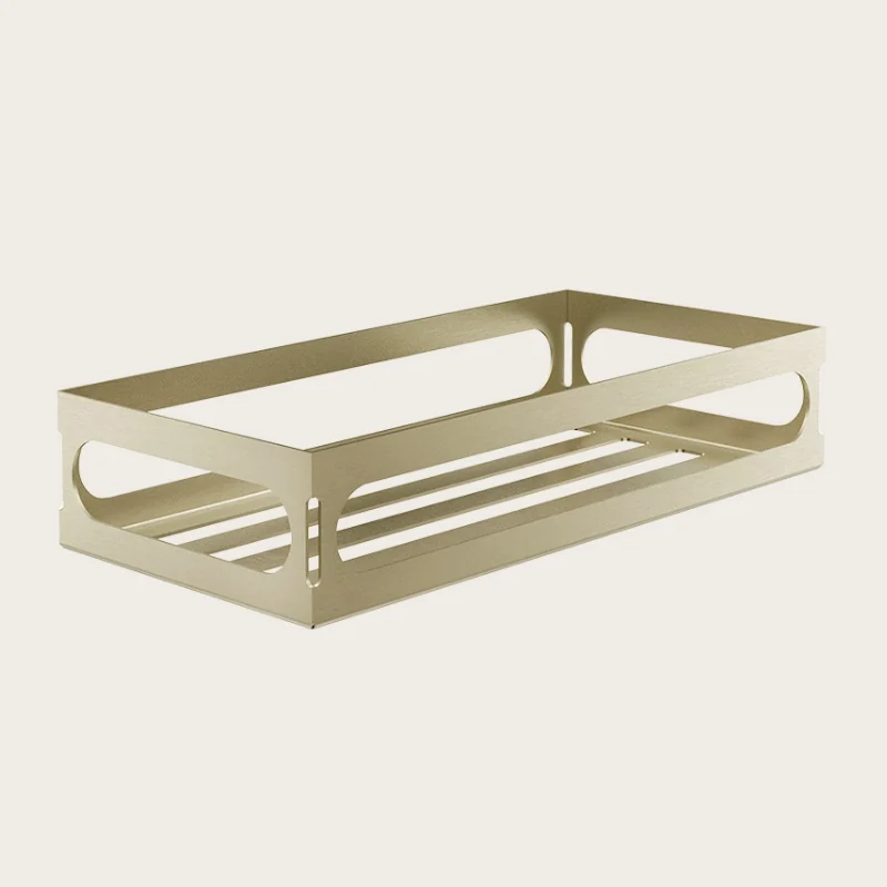 Полка, Gessi, Rilievo, шгв 300*140*60, цвет-Brushed Brass PVD