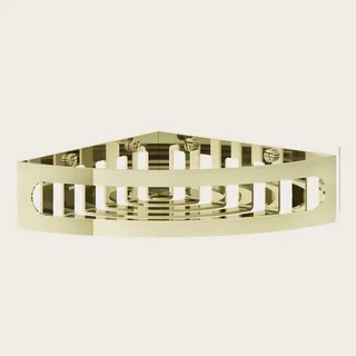 Полка, Gessi, Rilievo, шгв 200*200*60, цвет-Brass PVD