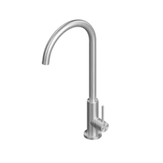 Смеситель для кухни, Quadro design, Kitchen Inox, цвет-сталь брашированная — иконка