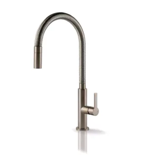 Смеситель для кухни, Gessi, Mesh, цвет-Finox Brushed Nickel