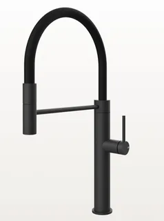 Смеситель для кухни, Gessi, 316, цвет-черный матовый