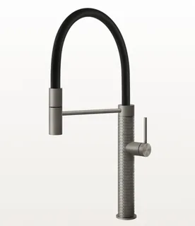 Смеситель для кухни, Gessi, 316 Meccanica, цвет-Steel Brushed