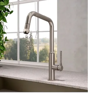 Смеситель для кухни, Gessi, Officine, цвет-Finox Brushed Nickel