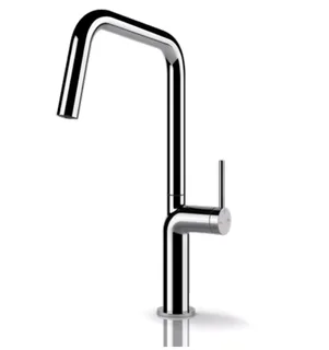 Смеситель для кухни, Gessi, Stelo, цвет-Cipria matt