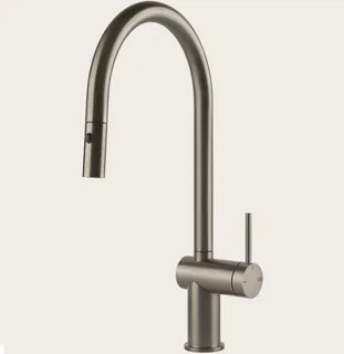 Смеситель для кухни, Gessi, Inedito, цвет-Finox Brushed Nickel