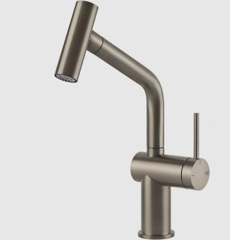 Смеситель для кухни, Gessi, Inedito, цвет-Finox Brushed Nickel