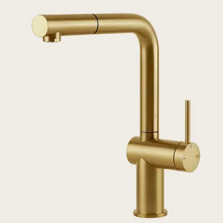 Смеситель для кухни, Gessi, Inedito, цвет-Gold Brushed PVD (старый арт. 60433/716)