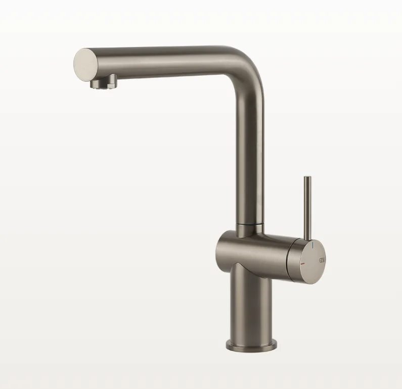 Смеситель для кухни, Gessi, Inedito, цвет-Finox Brushed Nickel
